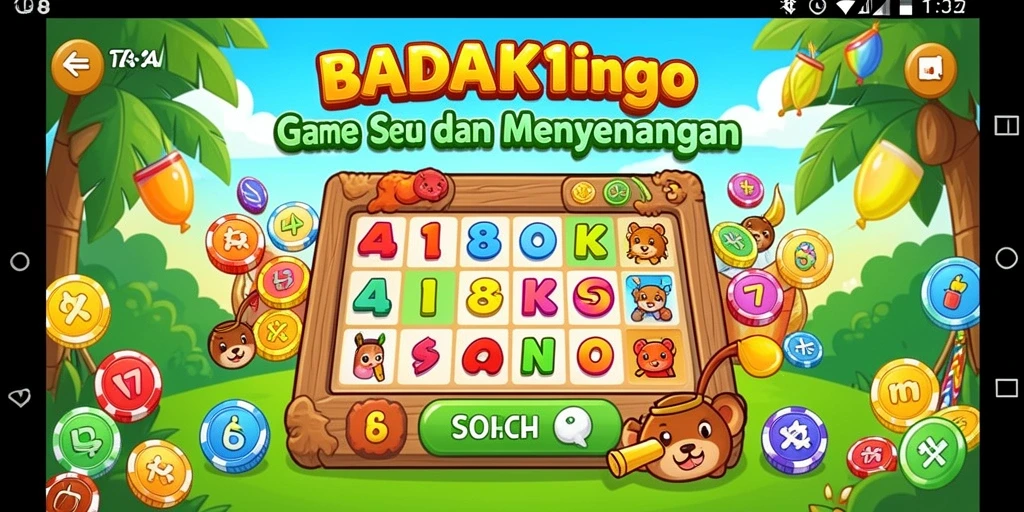 Tampilan menarik dan seru dalam gameplay Bingo BADAK178.