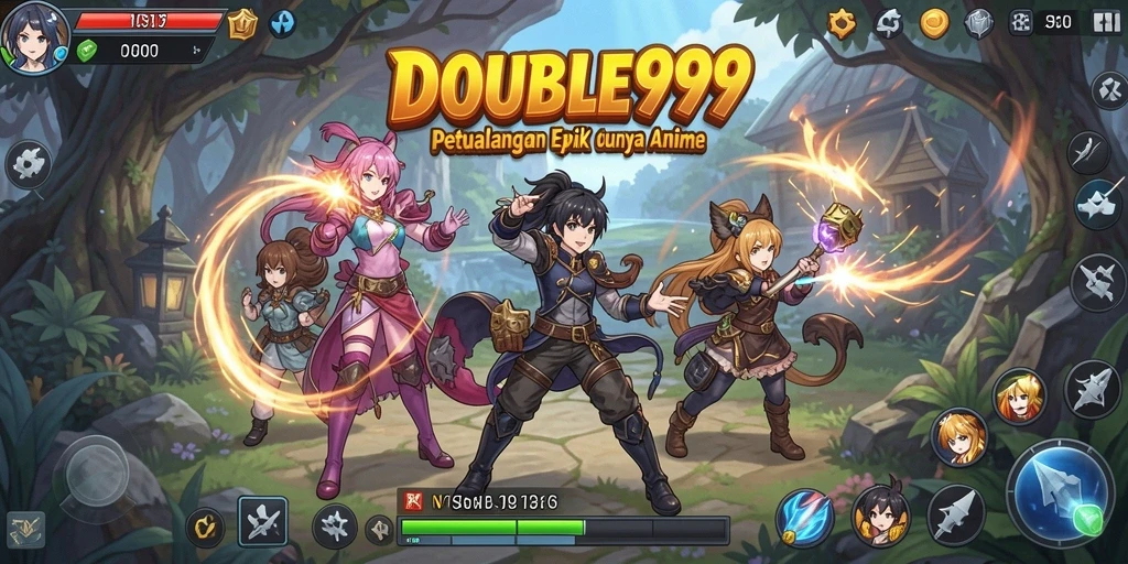 Tampilan menawan dari gameplay Anime yang menakjubkan.