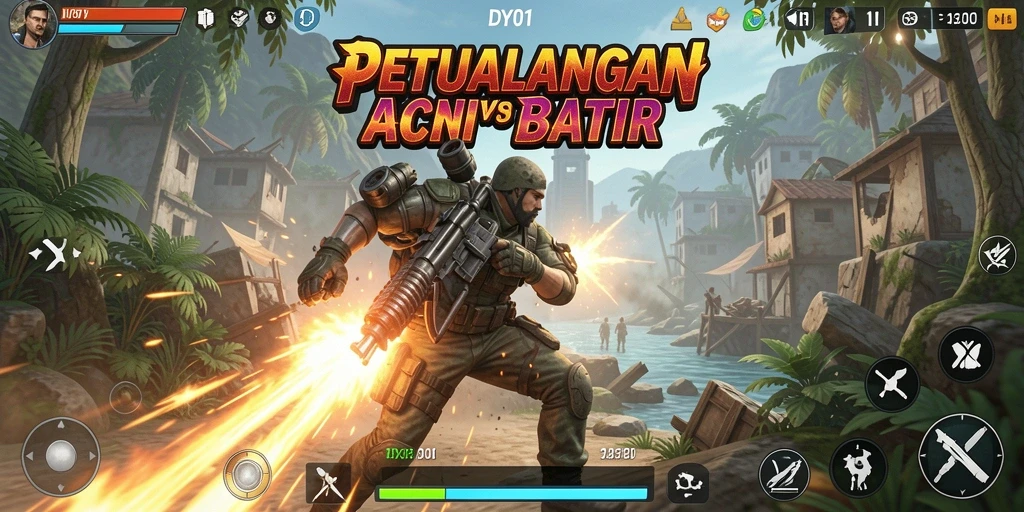 Gameplay DY01 yang seru dan mendebarkan dalam pertarungan ARPG.