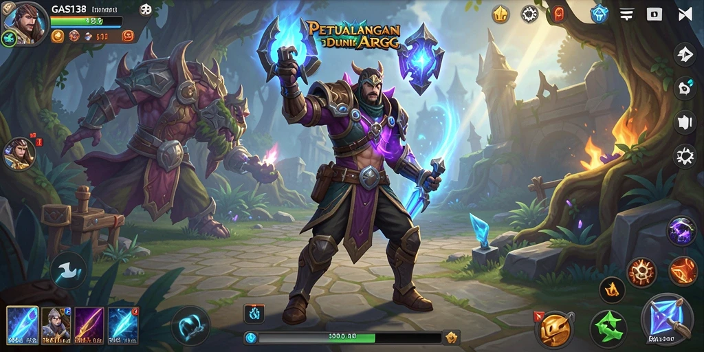 Gameplay mendebarkan dalam dunia ARPG yang menakjubkan.