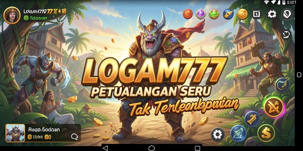 Tampilan gameplay LOGAM777 yang menakjubkan dan penuh aksi.
